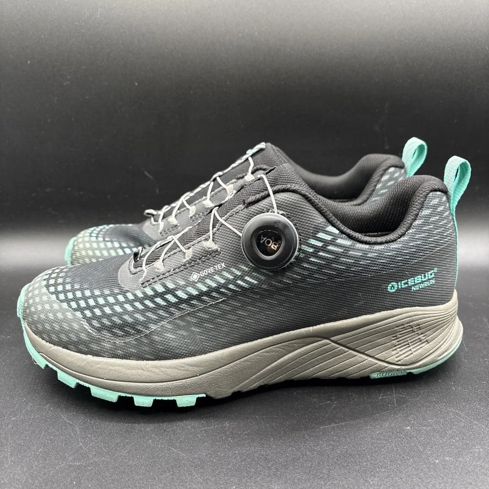 Icebug NewRun BUGrip GTX Shoes Women's 8.5 Road Running Waterproof Gore-Tex BOA